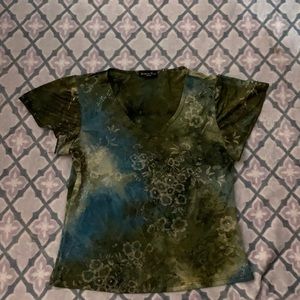 Lady short sleeve blouse medium